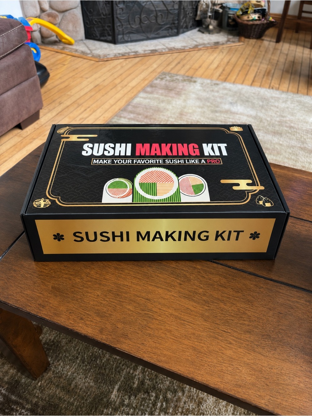 Sushi Making Kit - Black and Gold